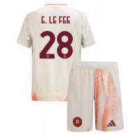 Maglie da calcio AS Roma Enzo Le Fee #28 Seconda Maglia Bambino 2024-25 Manica Corta (+ Pantaloni corti)